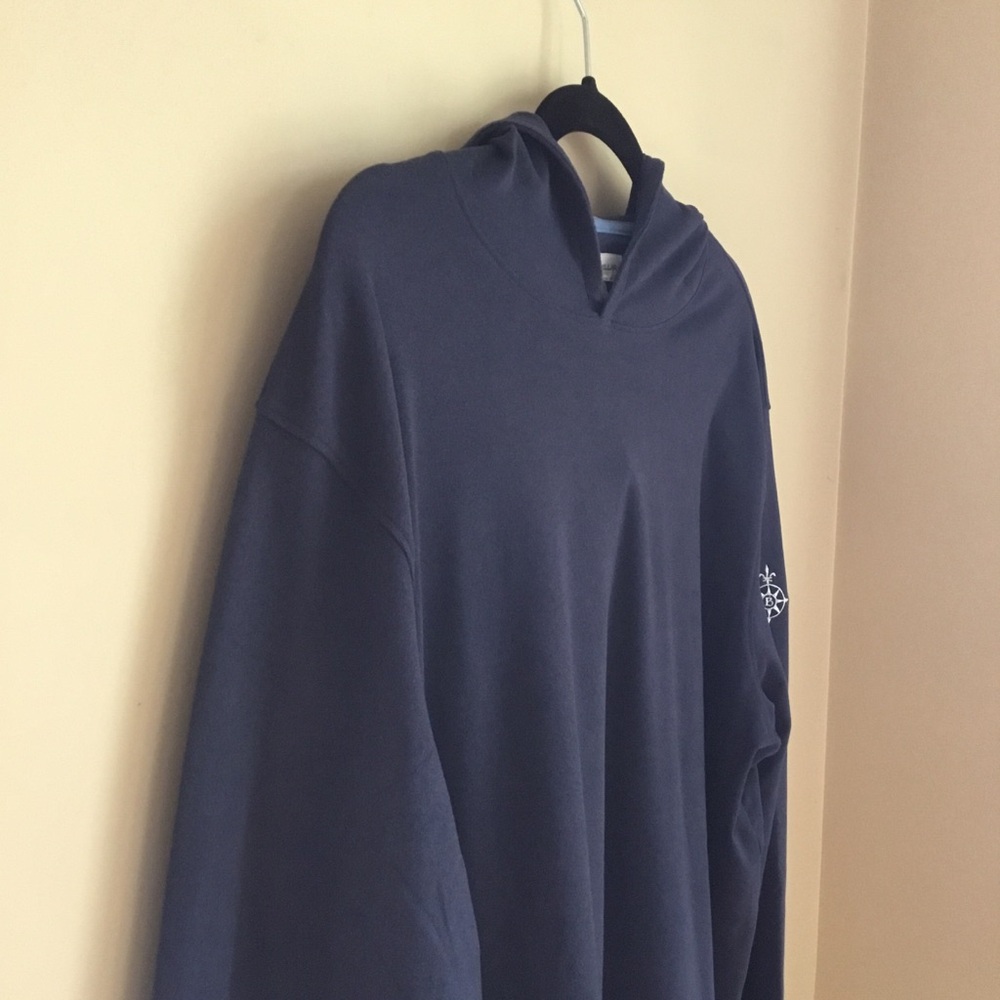 Peter Millar Baltusrol Golf Club Navy Hooded Pullover Large - Picture 3 of 6